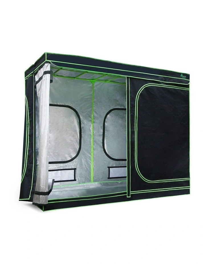 Hydroponics Grow Tent Kits 2.4mx1.2mx2m in Black
