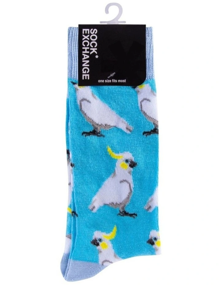 Fashion Novelty Funny Socks 6 Pairs in Rainbow