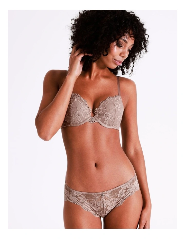 Lace Basics Bra in Dusty Pink