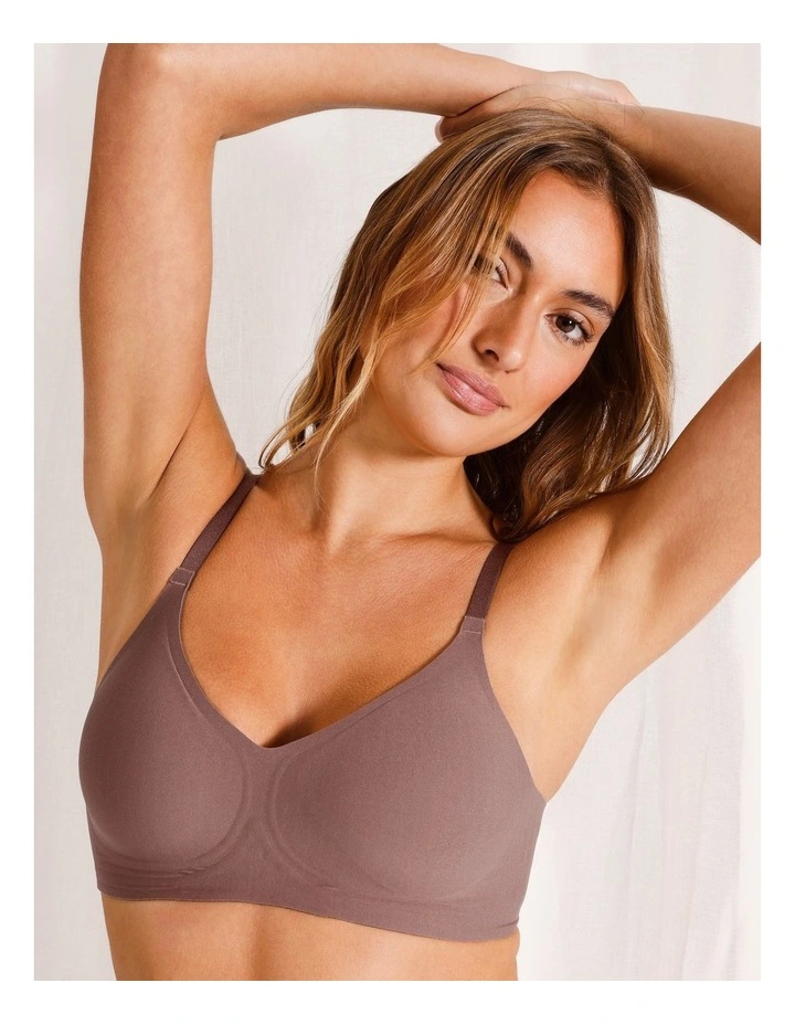 Pure Comfort Bonded Wirefree Bra in Rose Taupe