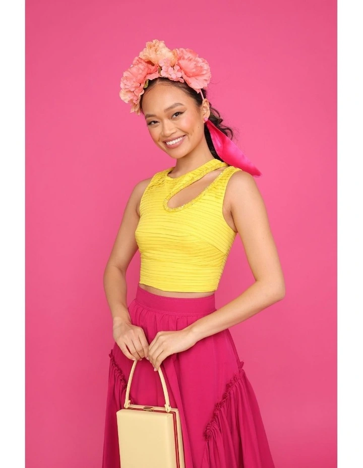Esme Headpiece in Orange