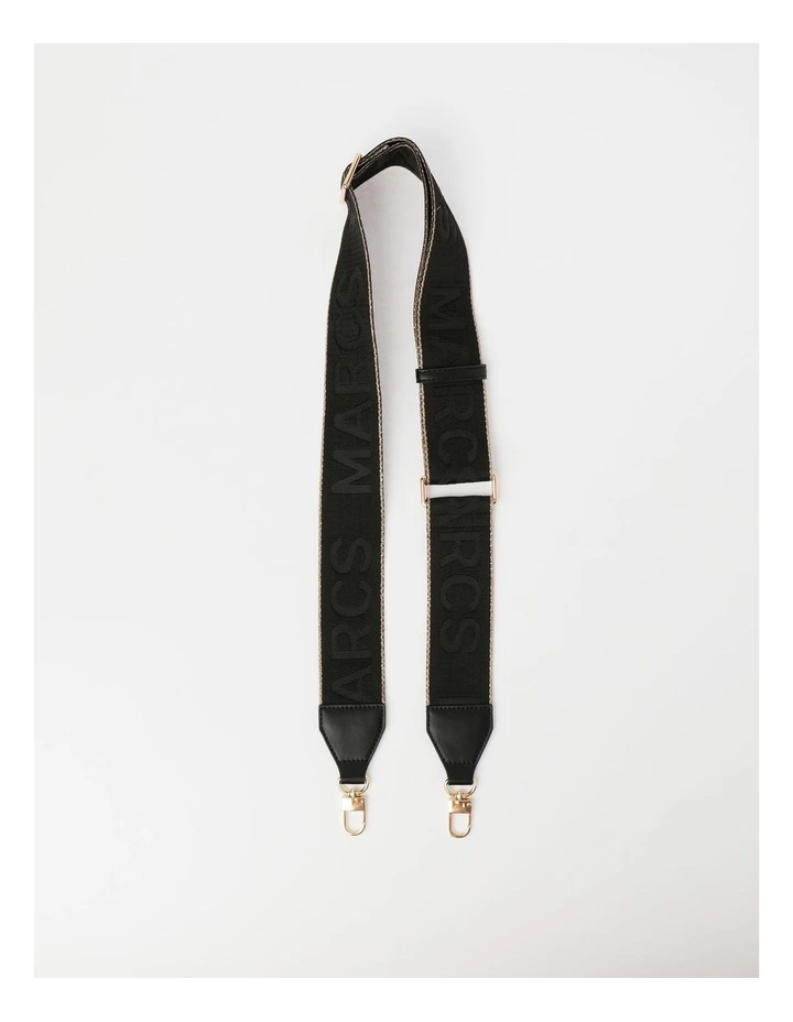 Cali Bag Strap Accessory in Black Gold