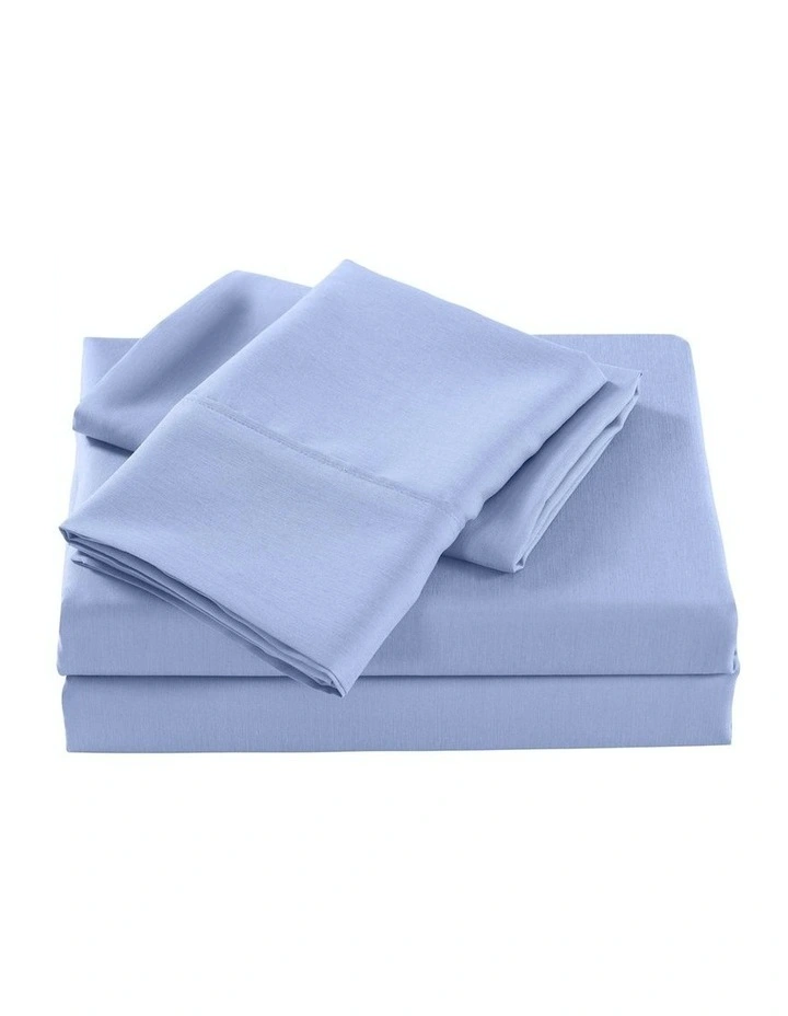 Bamboo Cooling Sheet Set in Light Blue