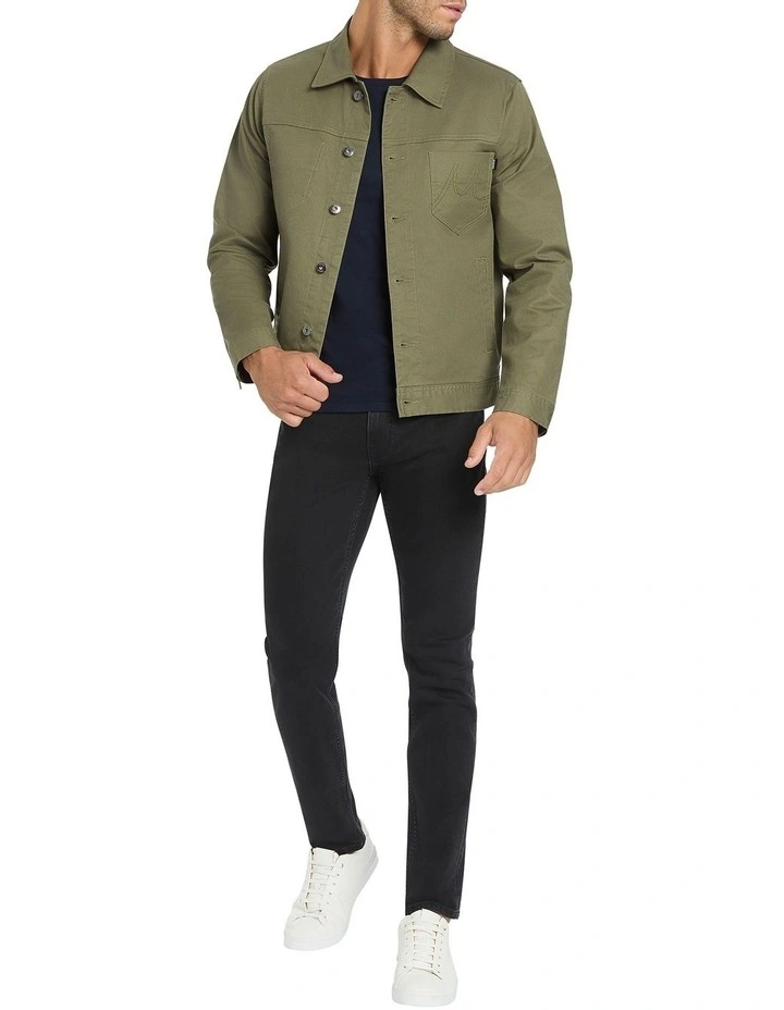 Axel Trucker Jacket in Sea Spray