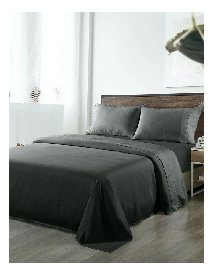 Bamboo Blended Sheet Set 1000TC in Charcoal
