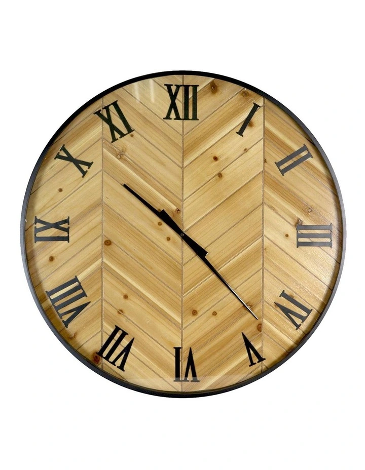 Garrett Clock 70cm in Black