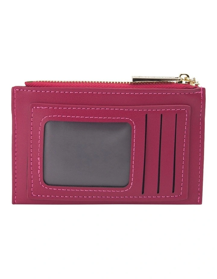 Lina Coin Card Holder in Magenta