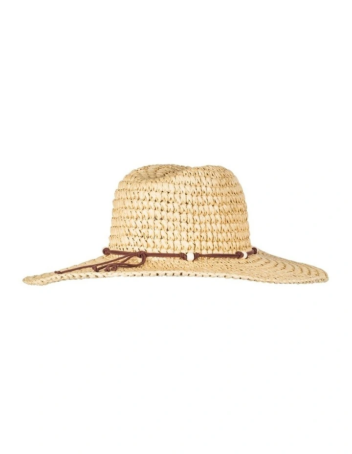 Cherish Summer Straw Cowboy Hat in Natural