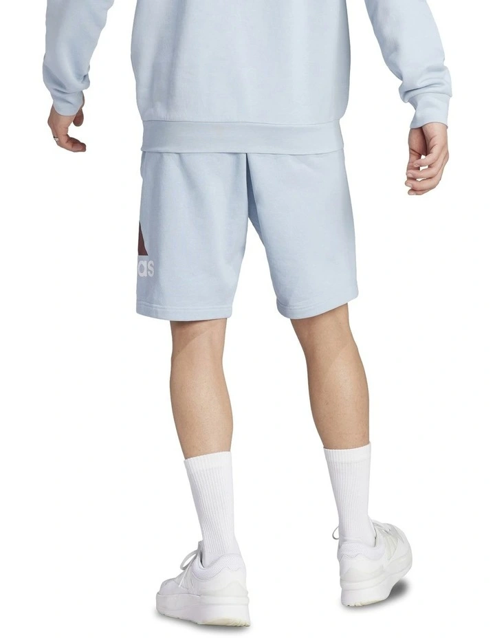 Essentials Big Logo French Terry Shorts in Wonder Blue