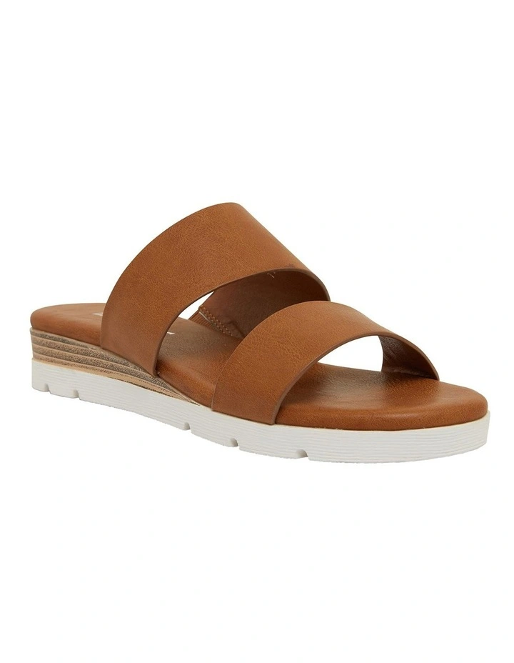 Cary Tan Smooth Sandals