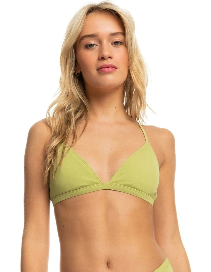 Pro The Cut Back Triangle Bikini Top in Fern
