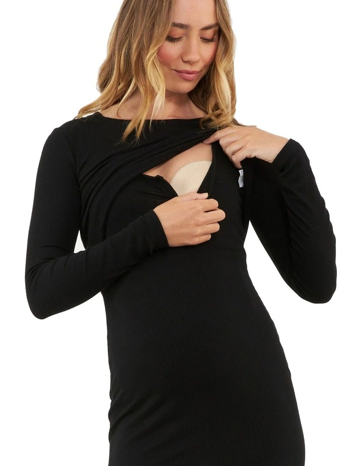 Penny Double Up Nursing Set in Black