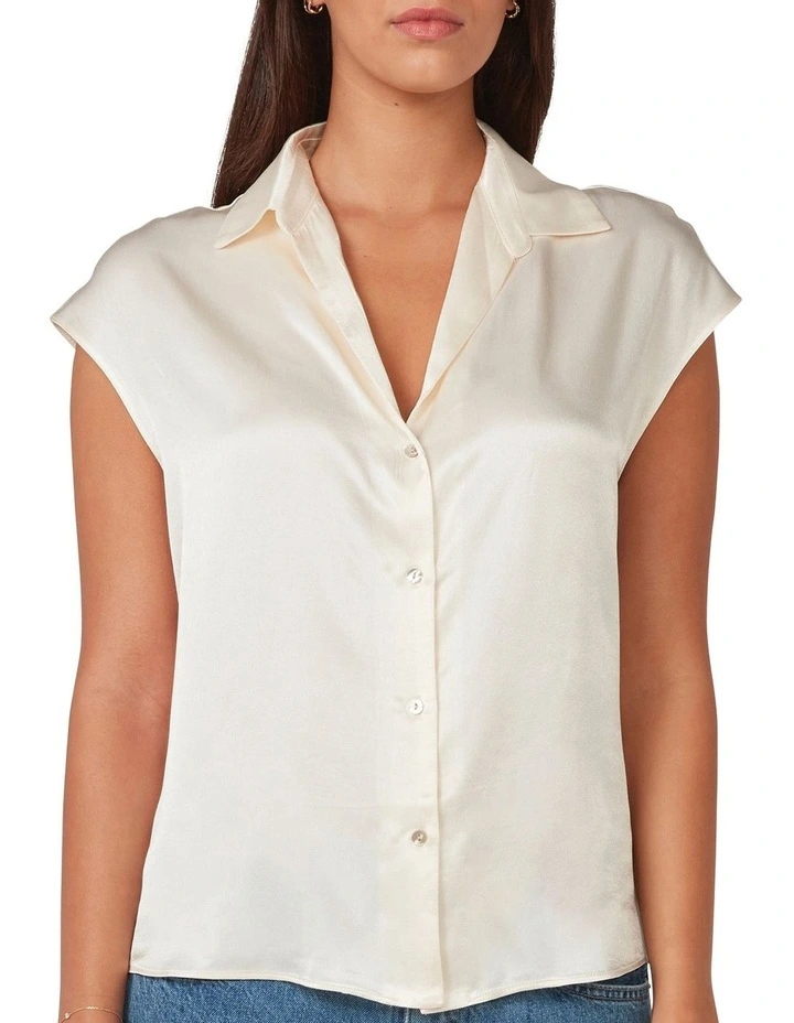 Anglaise Top in French Cream
