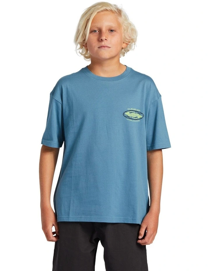 Worldwide T-shirt in Aegean Blue