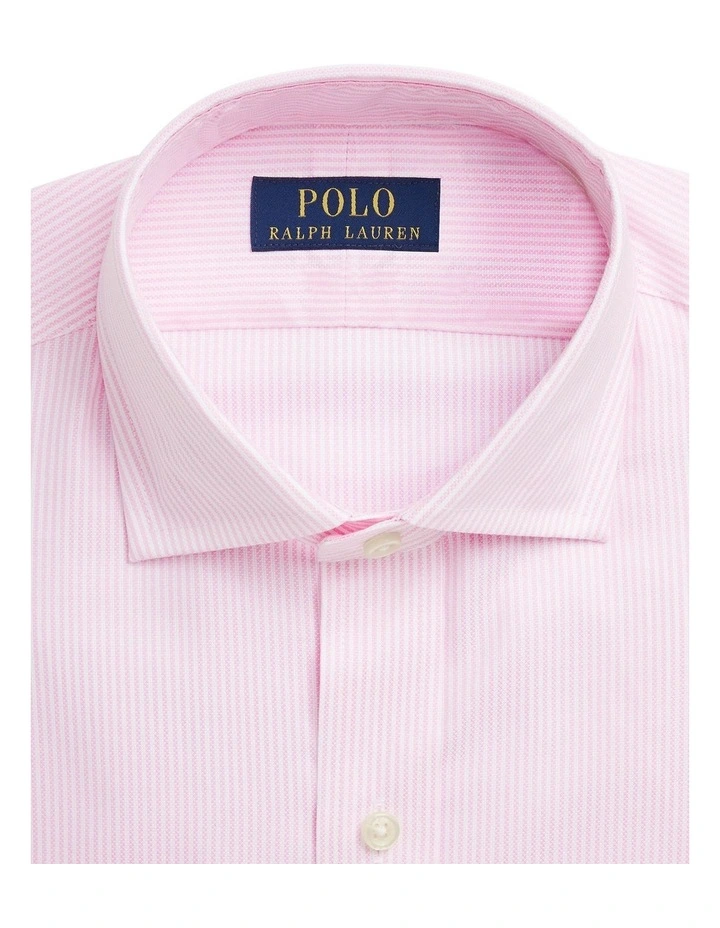 Classic Fit Textured Shirt in Pink