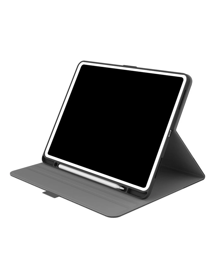 TekView with Apple Pencil Holder Grey/Black TPU Shell for iPad 10.8" & 11''