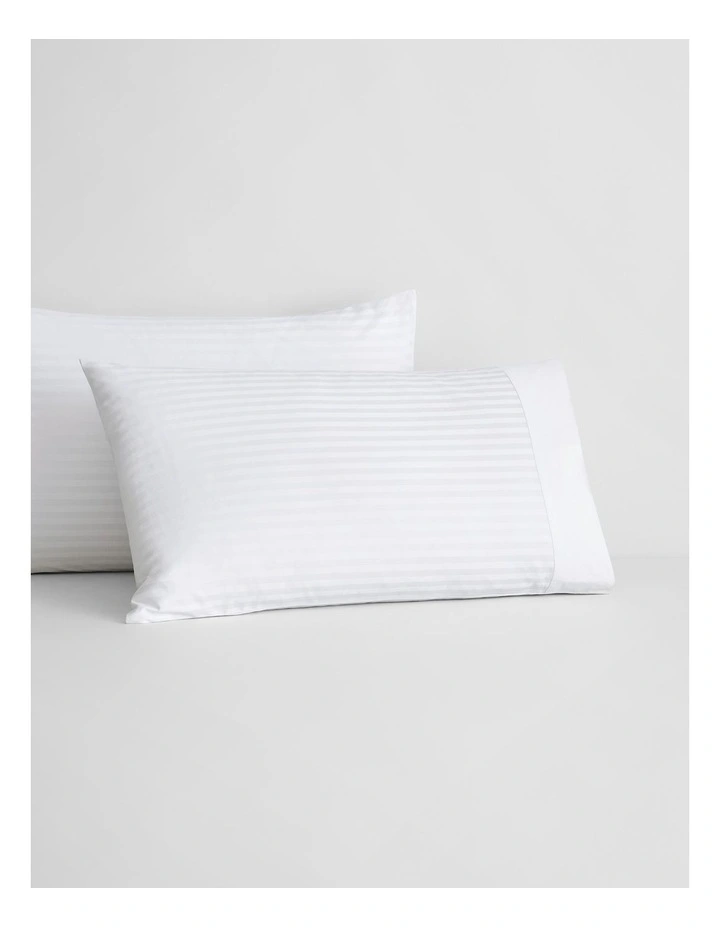 1200TC Millennia King Pillowcase in Snow