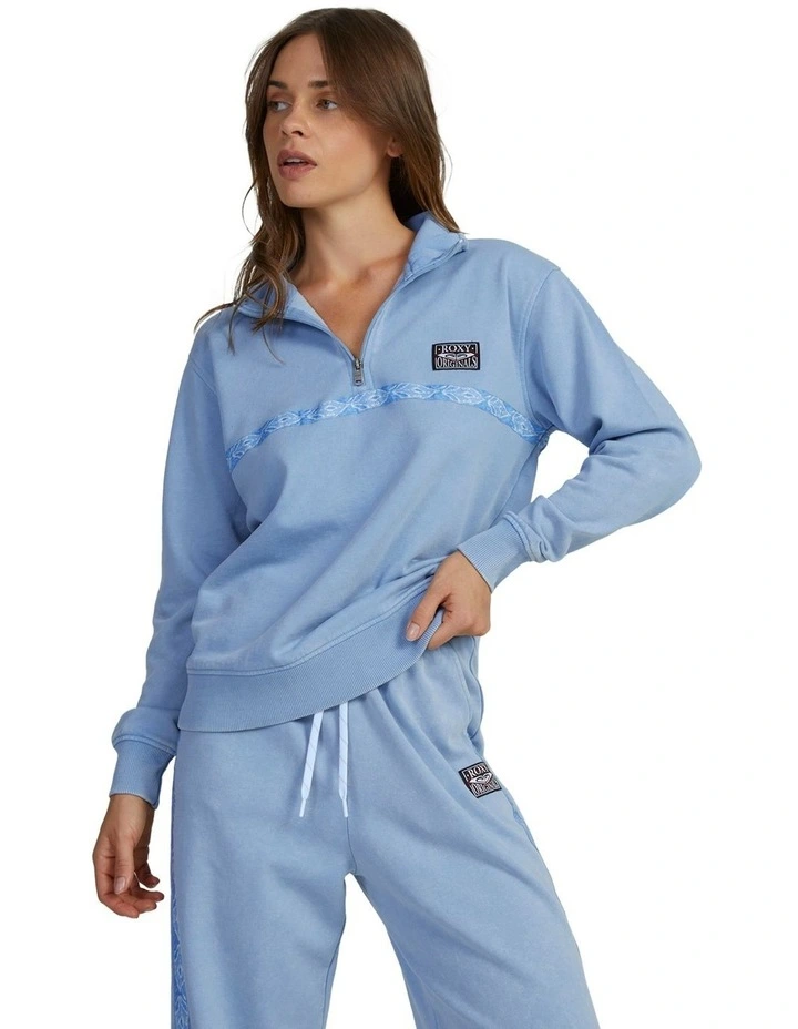 OG Long Sleeve Sweatshirt in Bel Air Blue