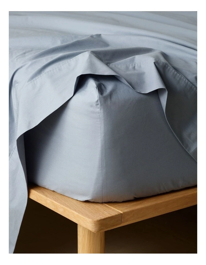 300TC Australian Superfine Cotton Sheet Separates in Blue