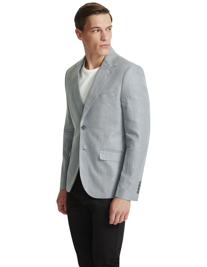 Blake Linen Blend Blazer in Mint