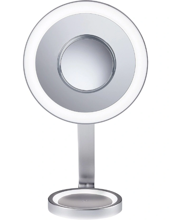 Illuminations Chrome Mirror with LED Light CBEMLRGA