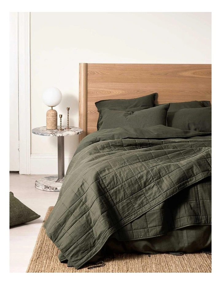 Maison Vintage Coverlet in Forest