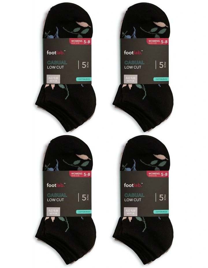 Casual Low Cut Socks 20 Pack in Two Tone