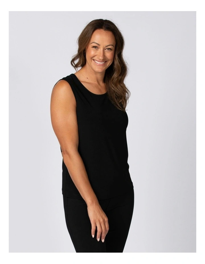 Hush Shorter Camisole in Black