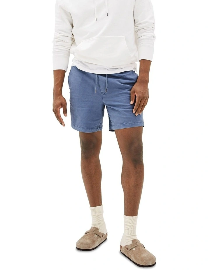 Flex 5.5" Lived-In Trekker Short in Blue