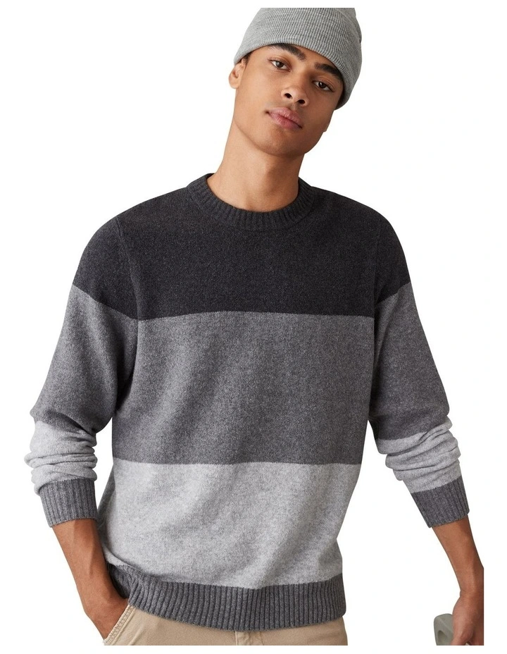 Crewneck Sweater in Grey