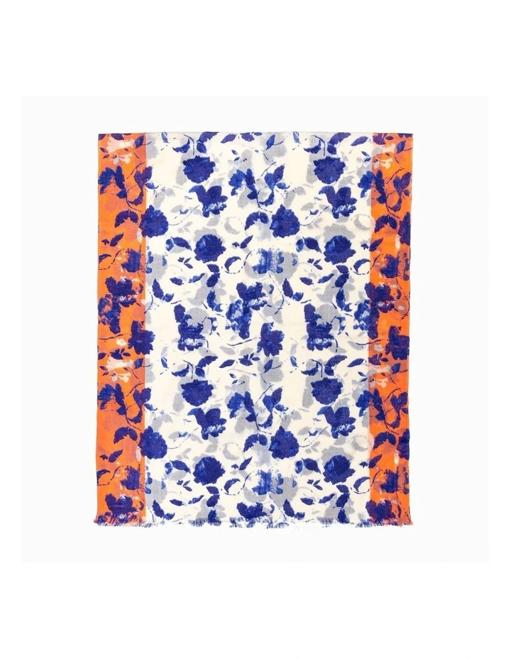 Australian Wool Print Scarf in Multi
