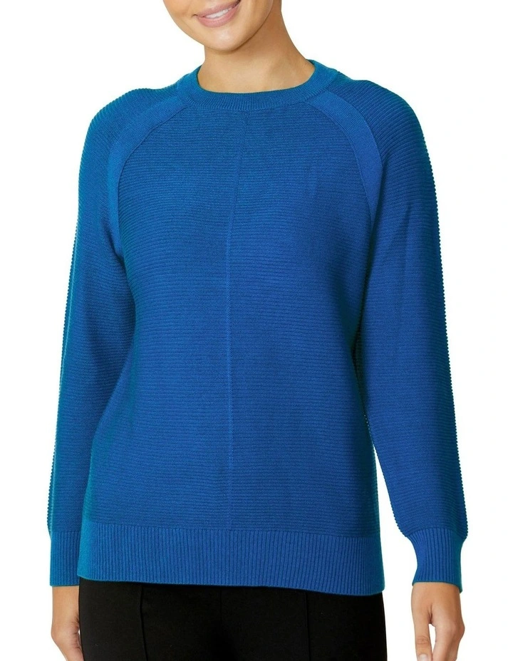 Alexis Knit Sweater in Blue