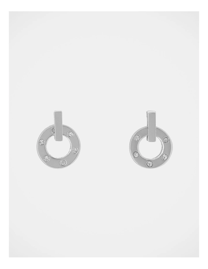 Mini Door Knocker Silver Earrings