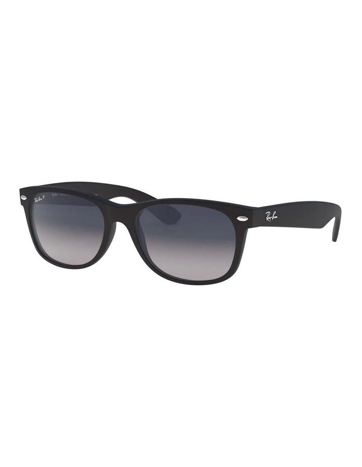 New Wayfarer Matte Black RB2132F Polarised Sunglasses