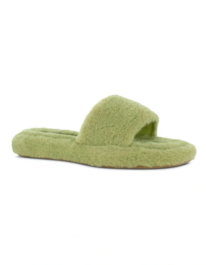 Bentley II Flat Sandals in Green