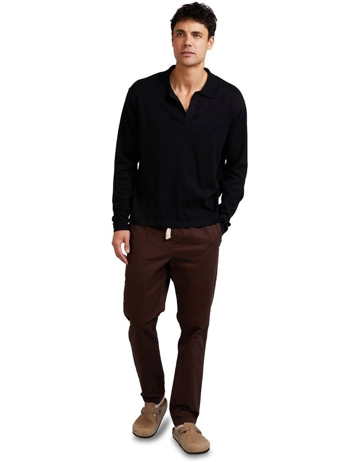 Marlo Long Sleeve Knit in Black