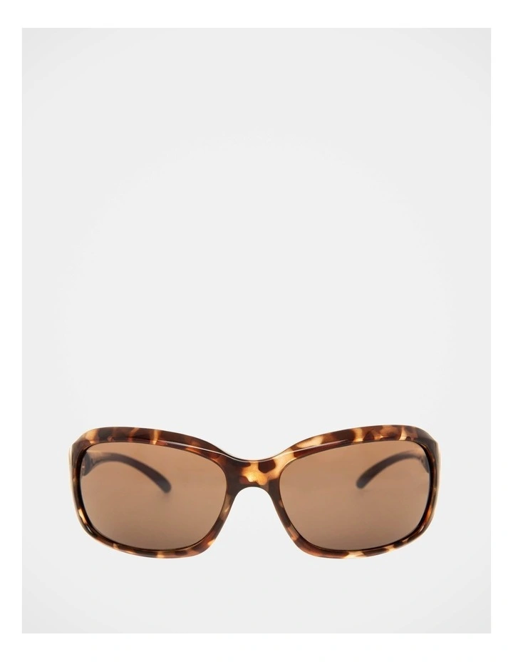 Anna MMXI Brown Rectangle Sunglasses