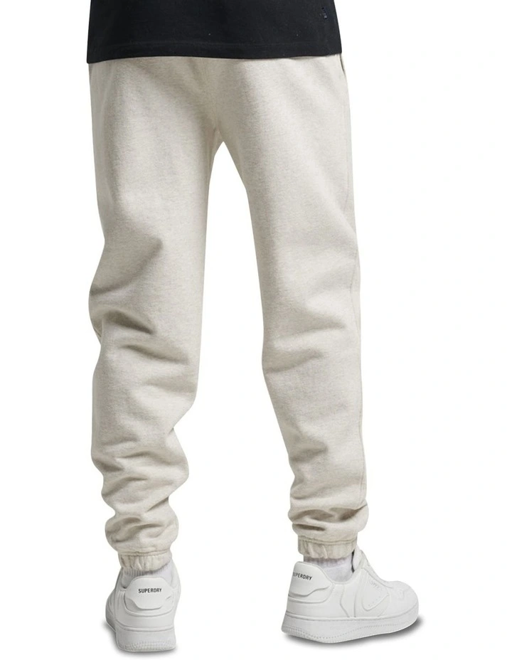 Essential Overdyed Jogger in Oatmeal Marl