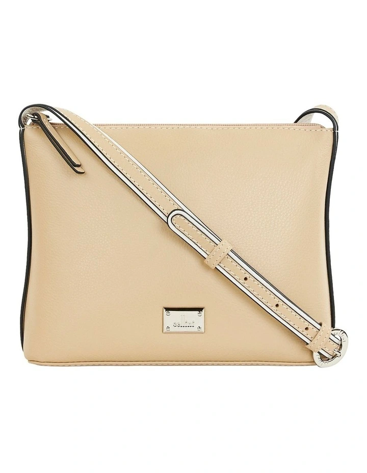 Kiama Leather Crossbody in Sand