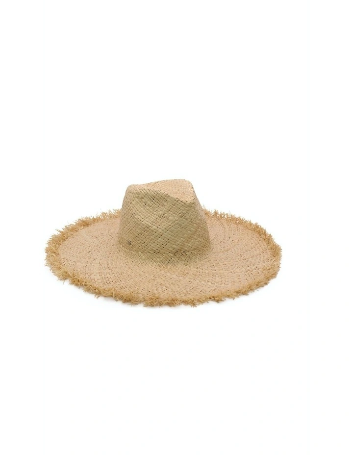 Coober Pedy Fedora Hat in Natural