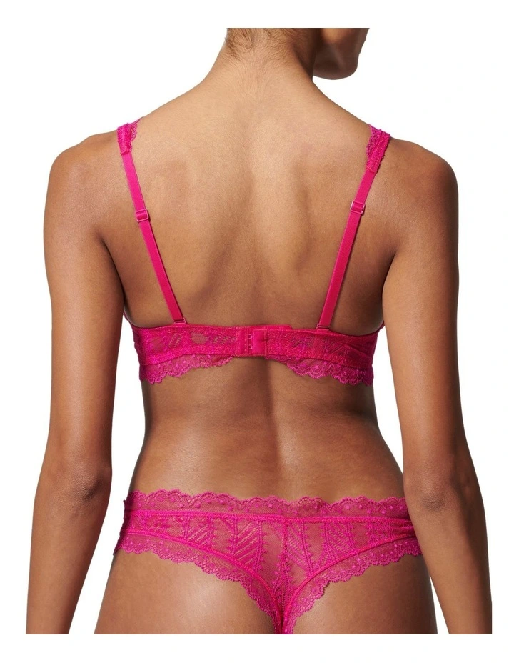 Canopee Soft Cup Triangle Bra in Pink