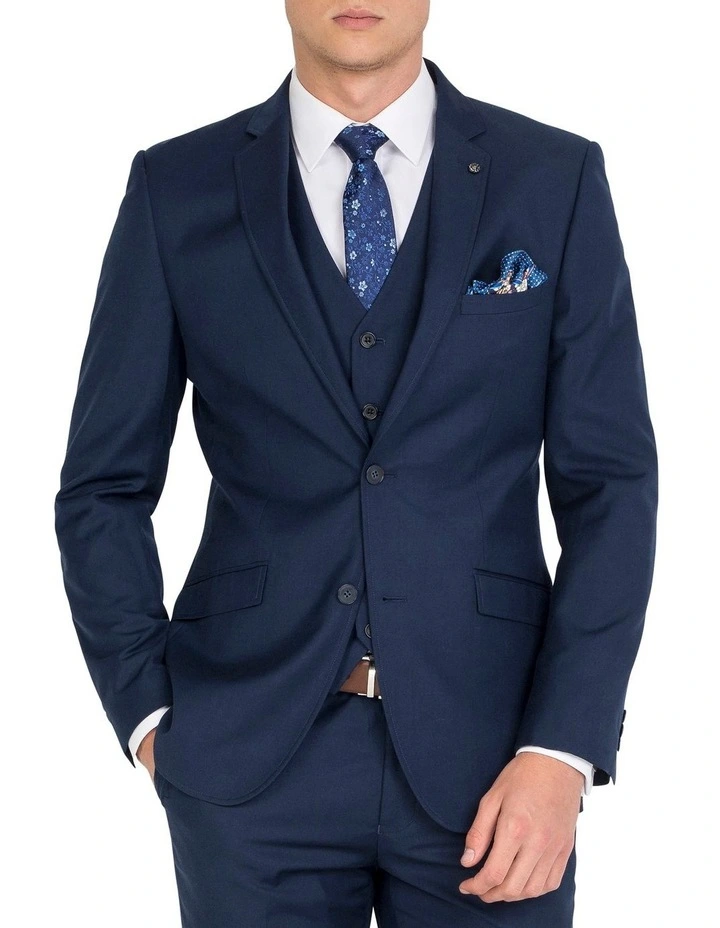 Tailored Navy Jacket Short