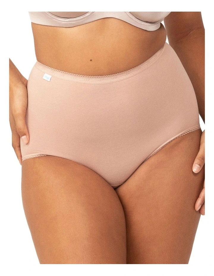 Maxi Brief 2 Pack in Dark Navy/Beige