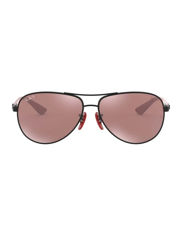 RB8313M Scuderia Ferrari Black Polarised Sunglasses