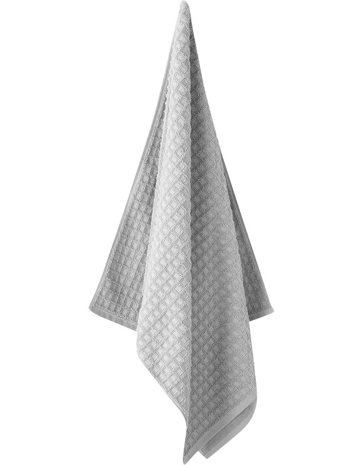 Waffle Bath Towel Range in Dove