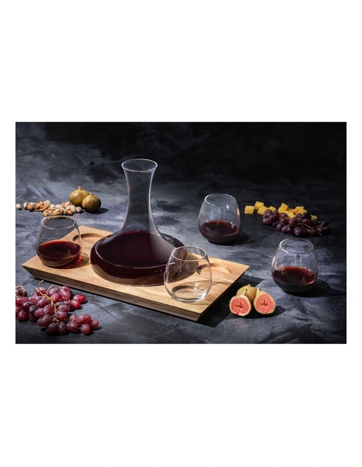 Harvey Wine Set 6 Piece in Clear