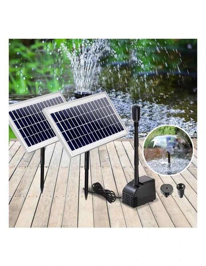 Gardeon Solar Pond Pump Water Fountain Filter Kit Outdoor Submersible Panel