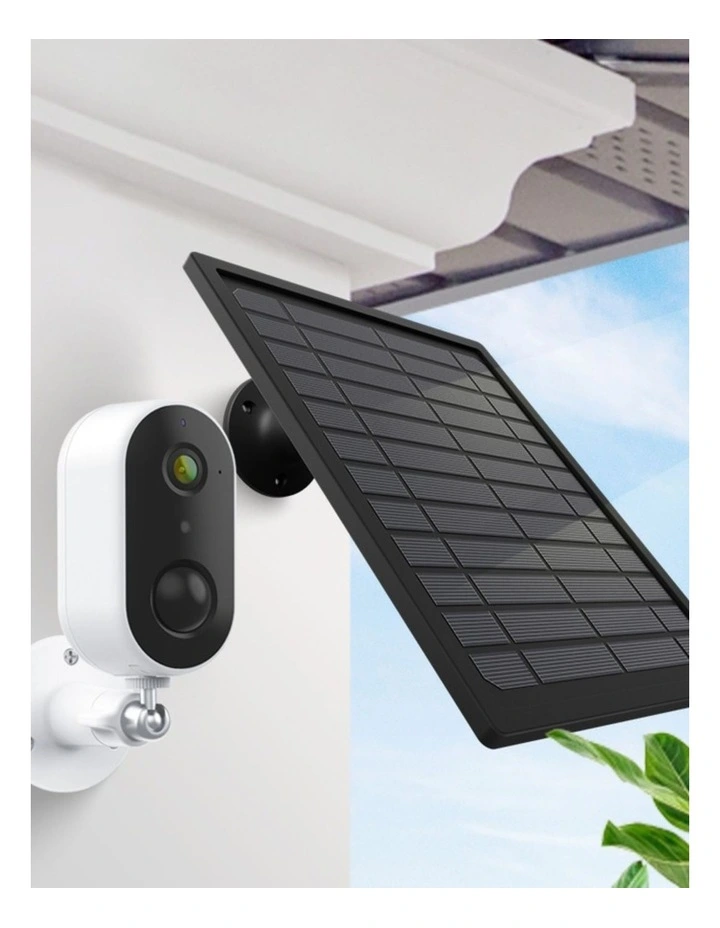SP1 Solar Panel Outdoor Garden for Battery Camera in Black