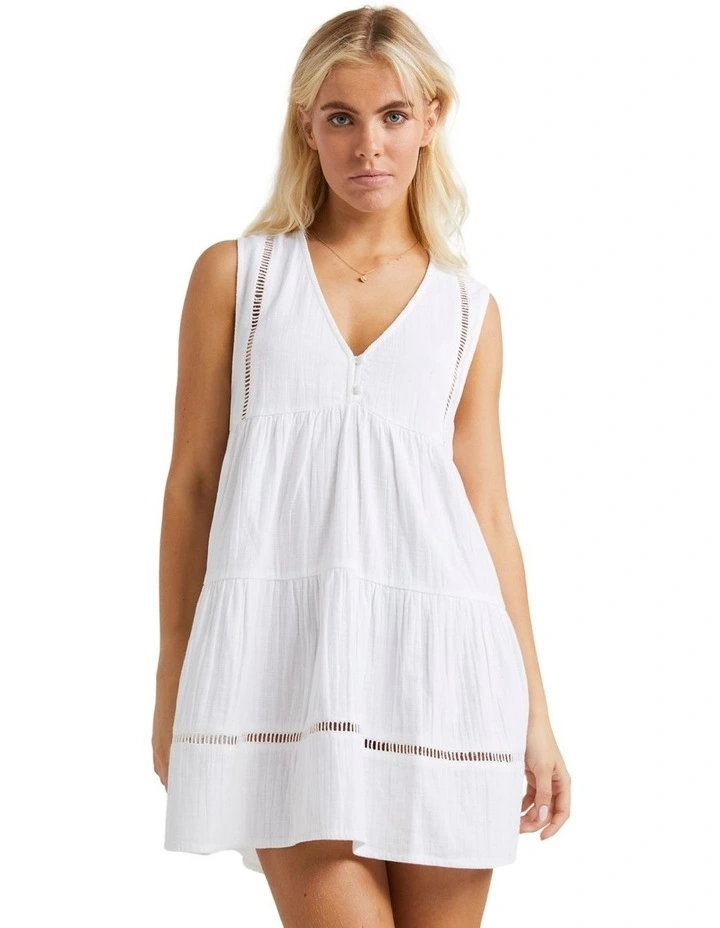 Vera Dress in Salt Crystal