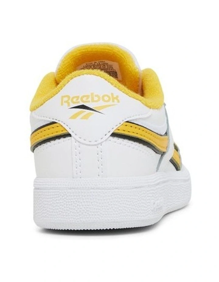Club Revenge Sneakers in White/Yellow